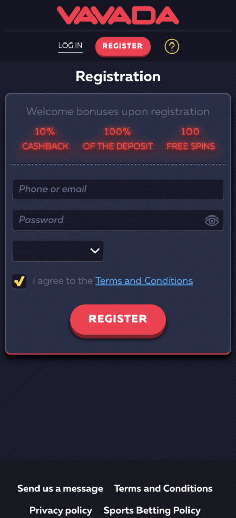 Claim a VAVADA bonus