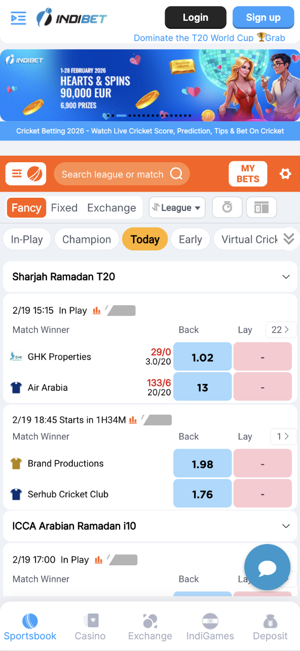 Indibet app mobile betting site