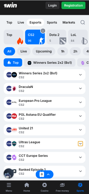 10cric Sign Up 1win CS2 esports betting odds gambling options