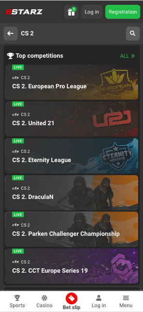 888Starz CS2 Betting esports odds