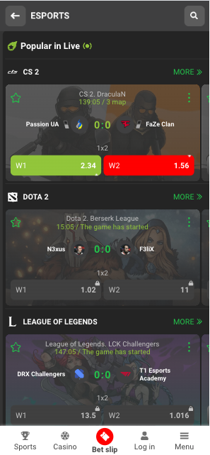 888Starz CS2 esports live betting